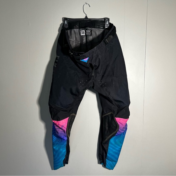 Fly Racing Kinetic Motocross Jersey & Pants Set – Pink/Blue/Black – XL / 38 - Picture 7 of 10
